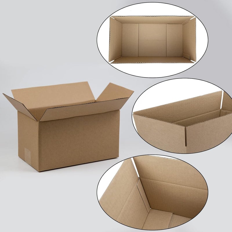 SUNLPH Shipping Boxes 11x6x6 Inches Small Corrugated Cardboard Boxes, 25 Pack - Image 3